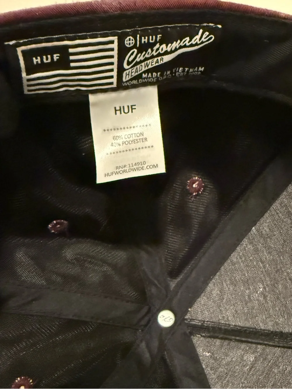 HUF Snapback